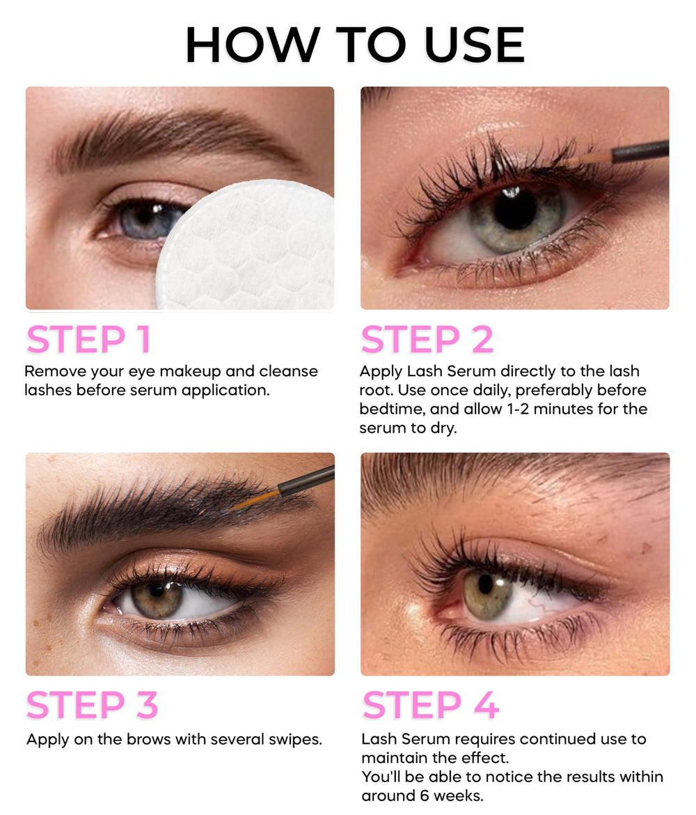 STACY LASH serum application brush for easy daily lash care