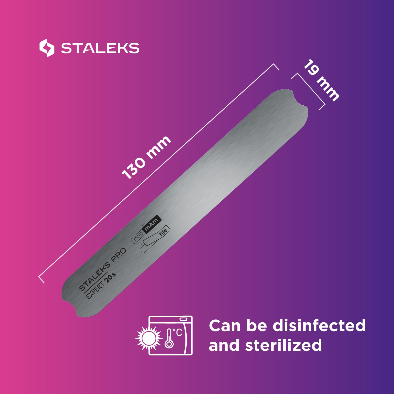 Staleks Pro versatile base supports manicure and pedicure setups