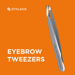 Staleks Pro corrosion-resistant tweezers suitable for sterilization and professional use.