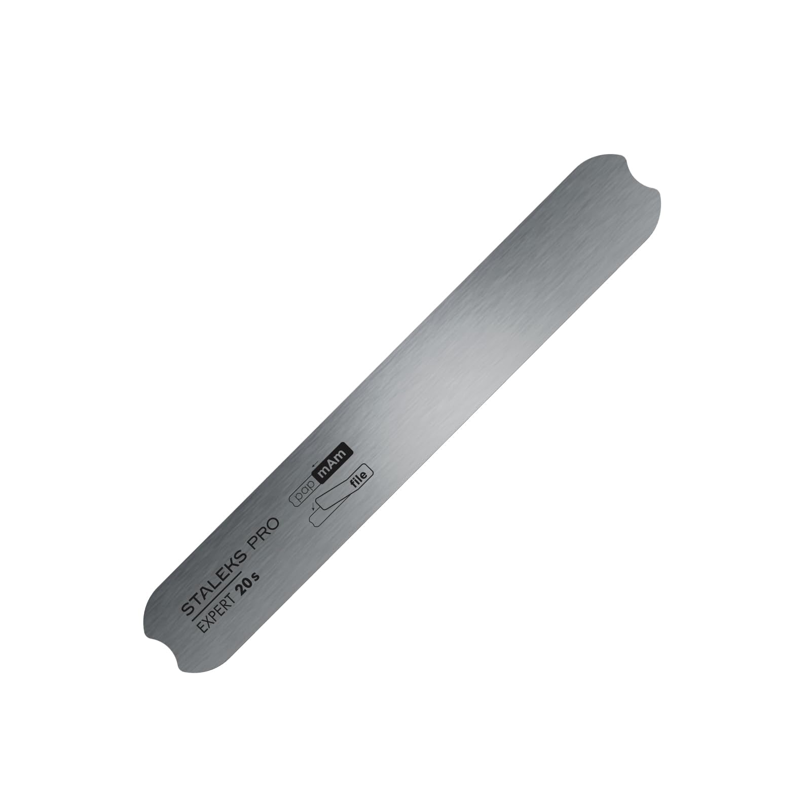 Staleks Pro short straight metal base close-up for precise manicure file setup