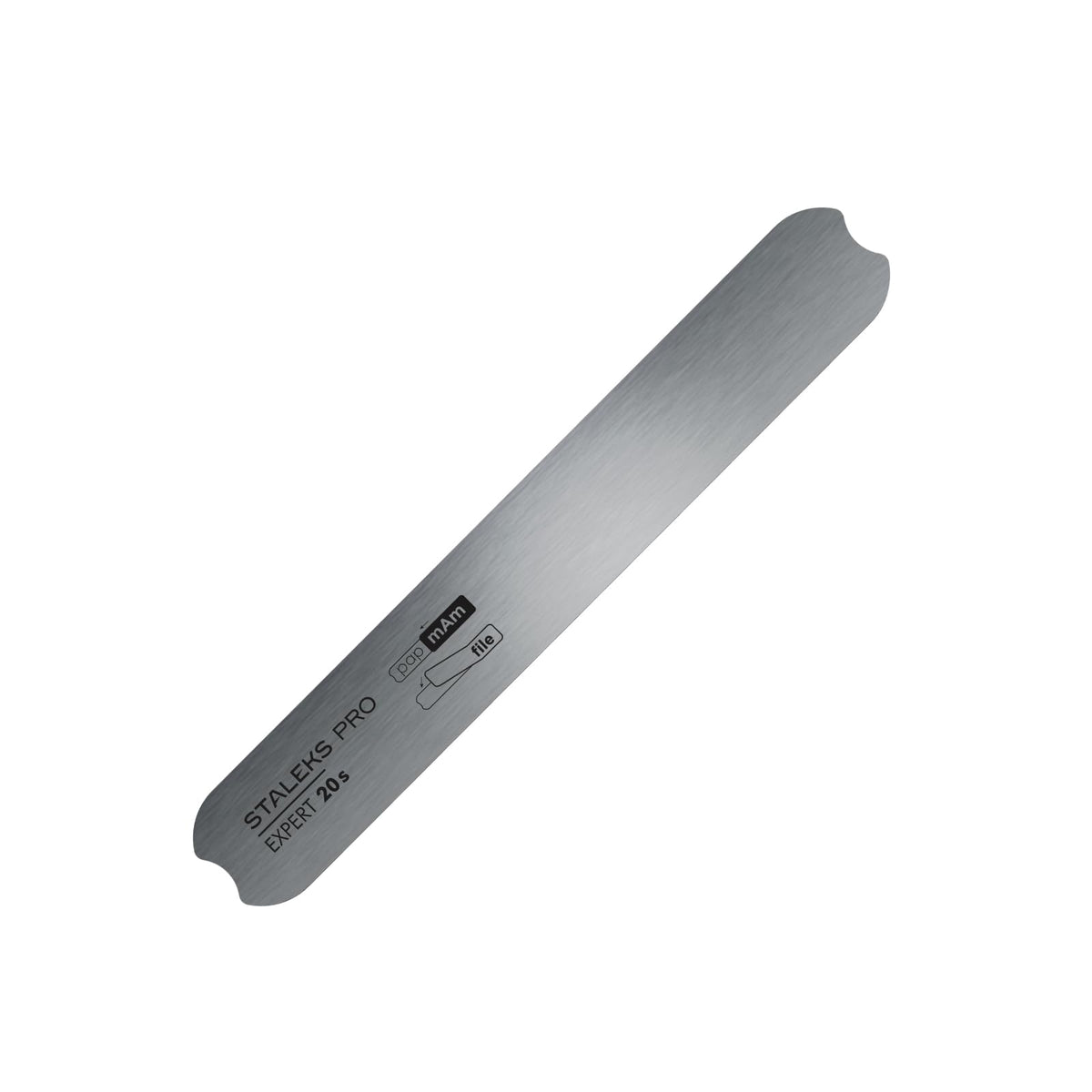 Staleks Pro short straight metal base close-up for precise manicure file setup