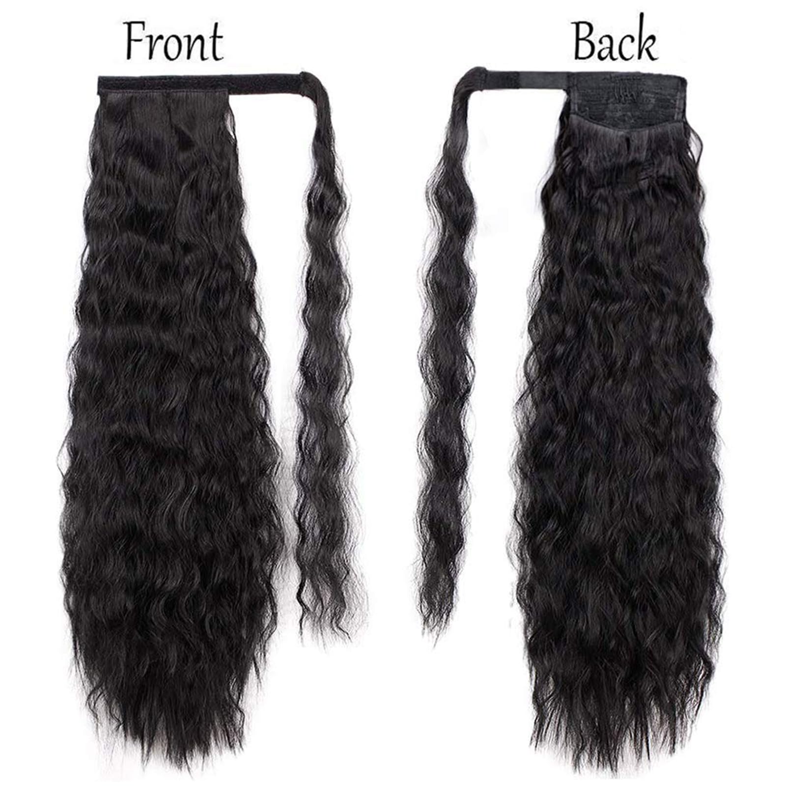 Stamped Glorious easy-to-comb synthetic ponytail minimizes knots