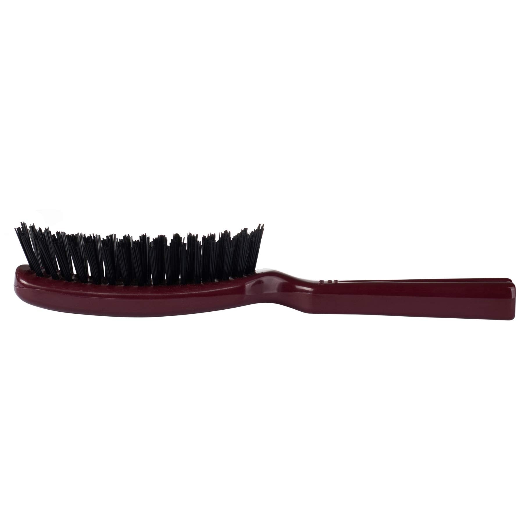 Stanley Commander hairbrush used on dry hair with multi-length bristles for better penetration