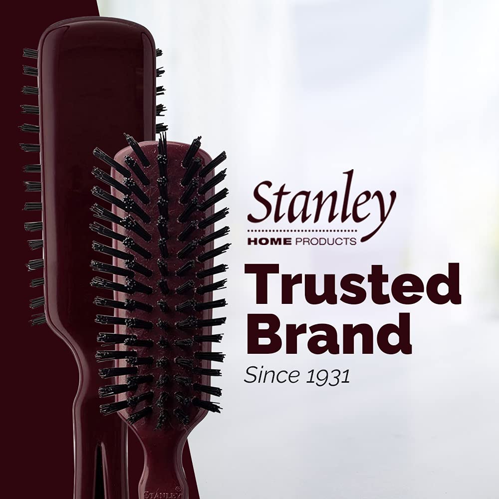 Stanley Commander mulberry finish hairbrush highlighting premium design and durability