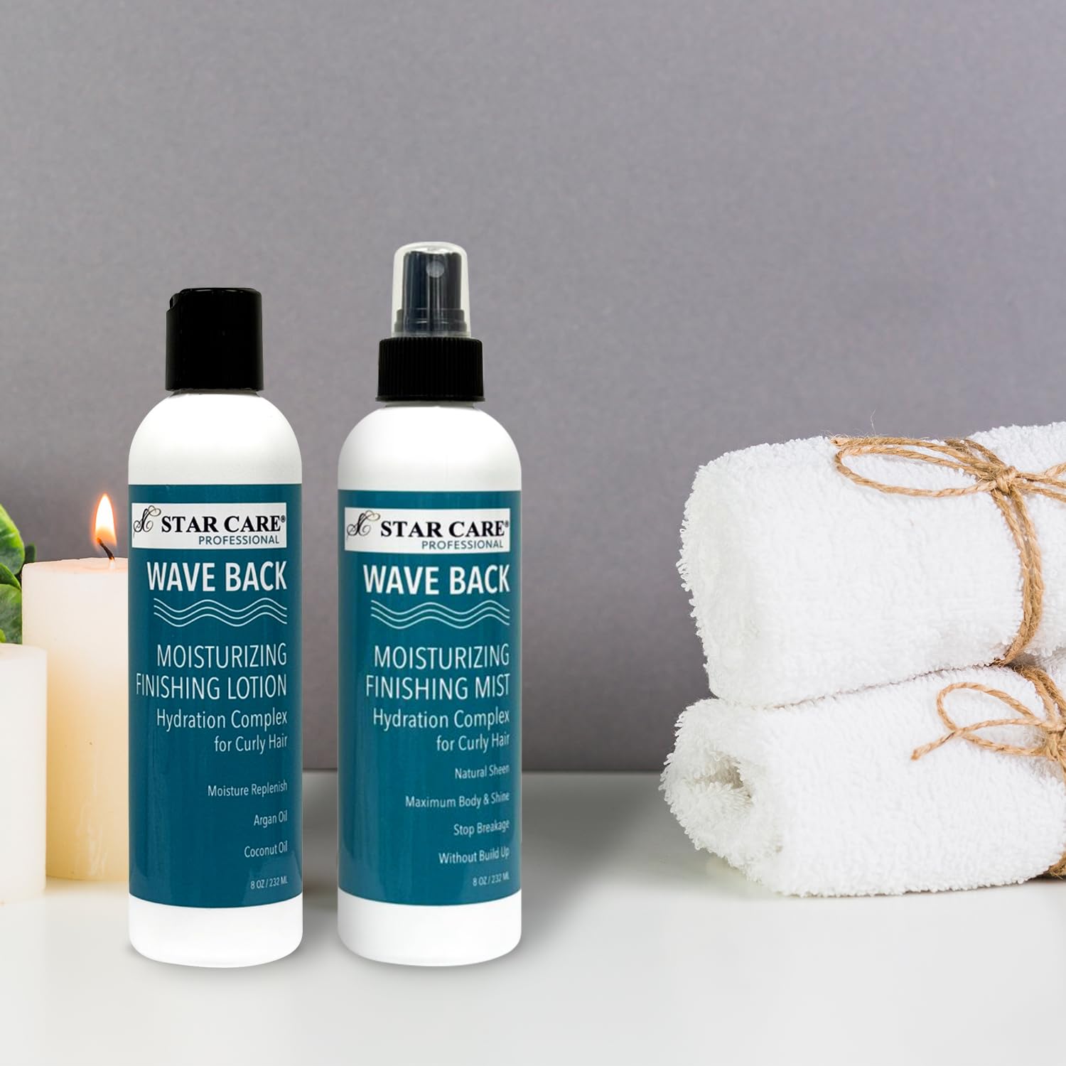 STAR CARE Wave Back Curl Lotion provides smooth, easy application