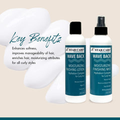 STAR CARE Wave Back Curl Mist spray reviving curls on day two