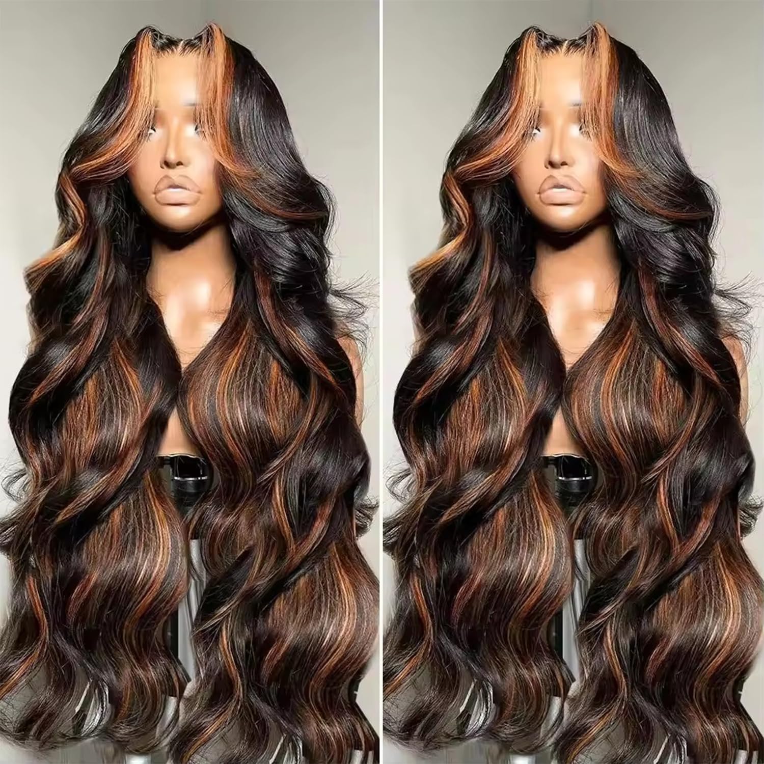 StarlightBelle 1B/30 highlight ombre wig on rich dark base