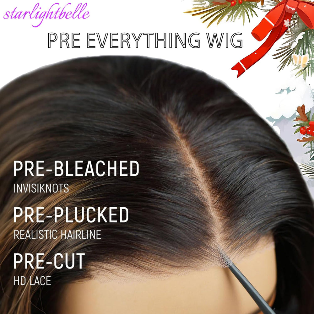 StarlightBelle pre cut lace and natural hairline for easy wear