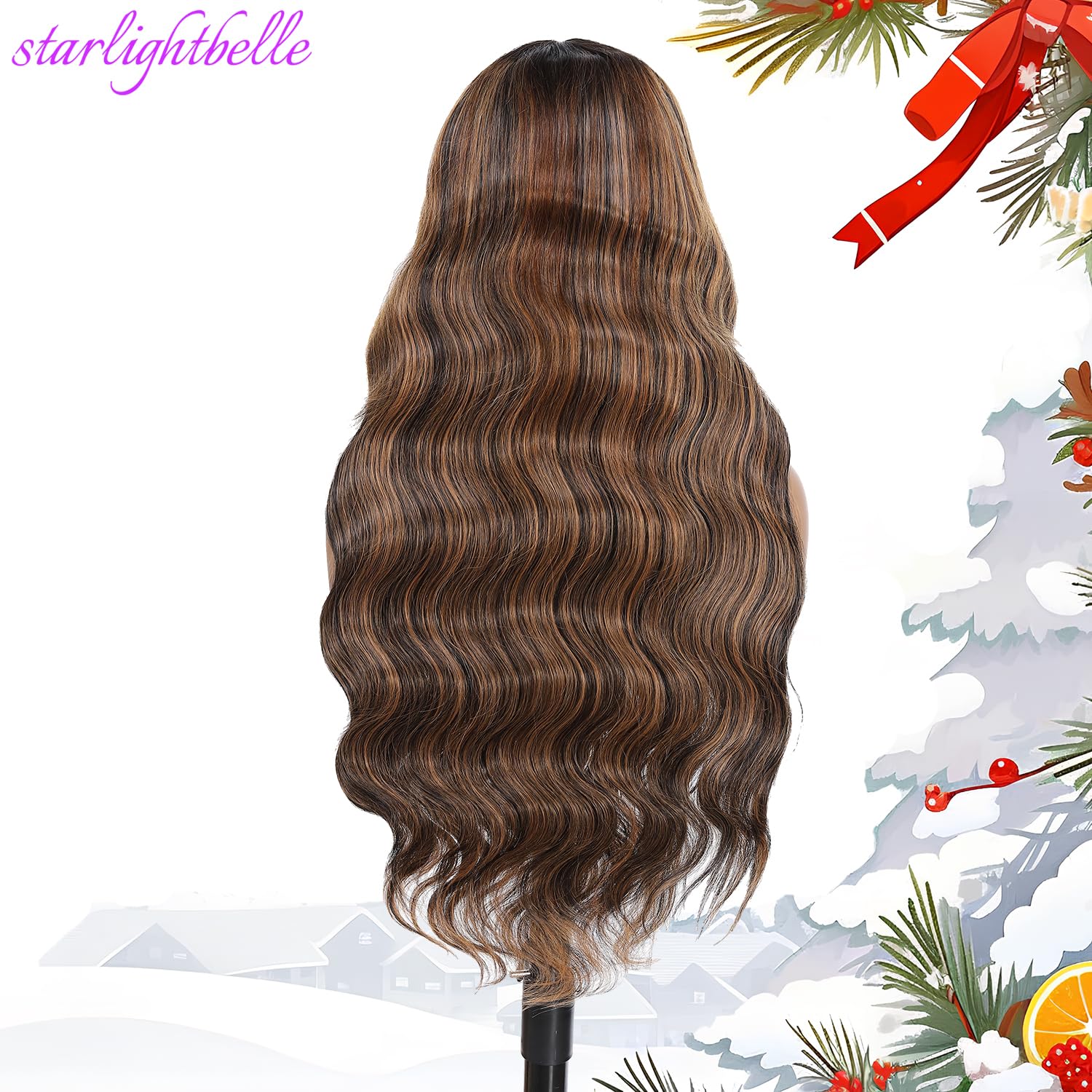 StarlightBelle wear and go glueless wig with clips for fast secure wear