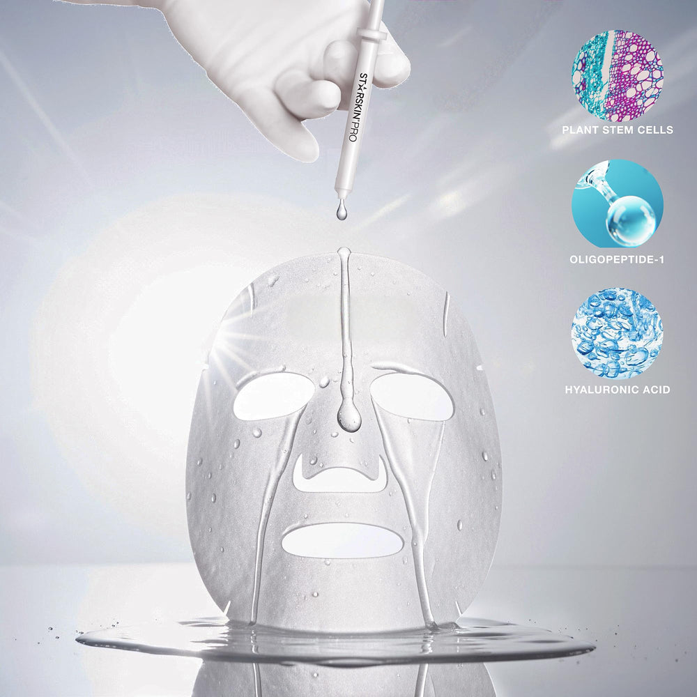 STARSKIN Coconut Water Bio-Cellulose Mask provides instant hydration