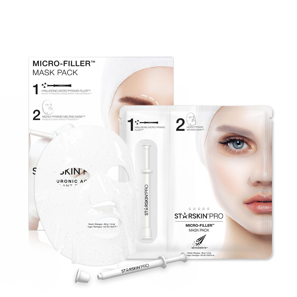 STARSKIN Pro Micro-Filler Mask pyramids melt into skin for deep hydration