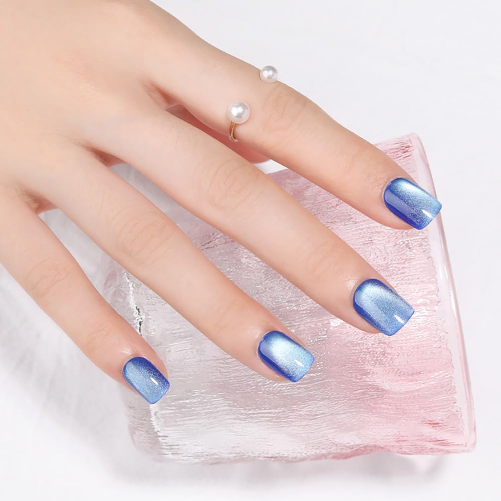 Stbisen nail art kit with glue and sticky pads for easy at-home styling.