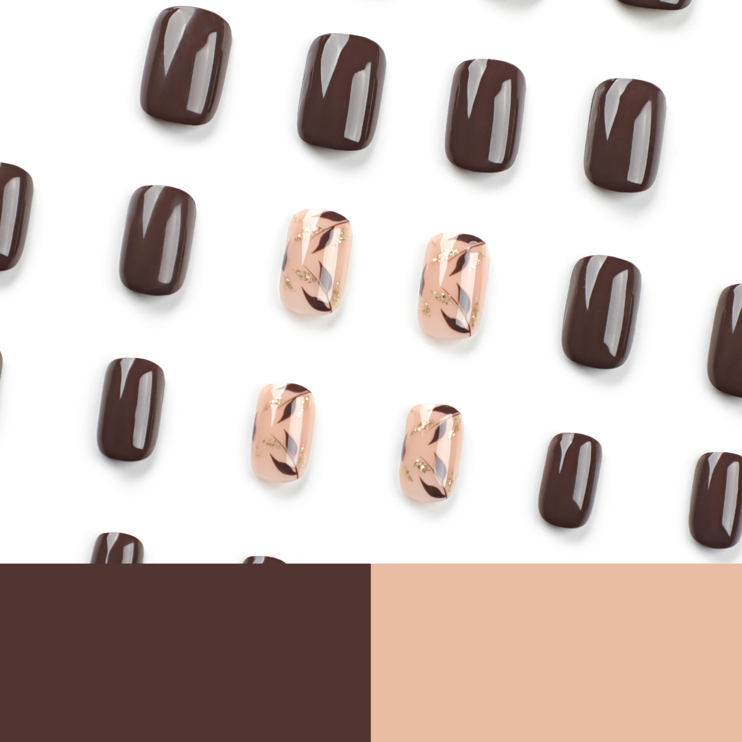 Stbisen nails on hand displaying natural look and flexible fit.