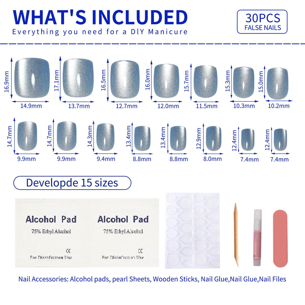 Stbisen nails with seamless cuticle edge for natural look