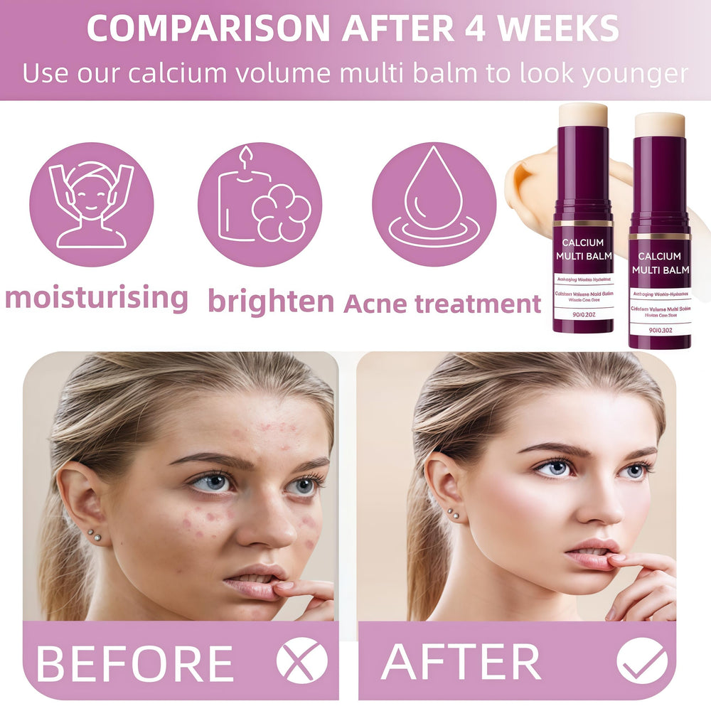 STDKDFW Calcium Multi Balm application swatch demonstrates creamy texture and fast absorption