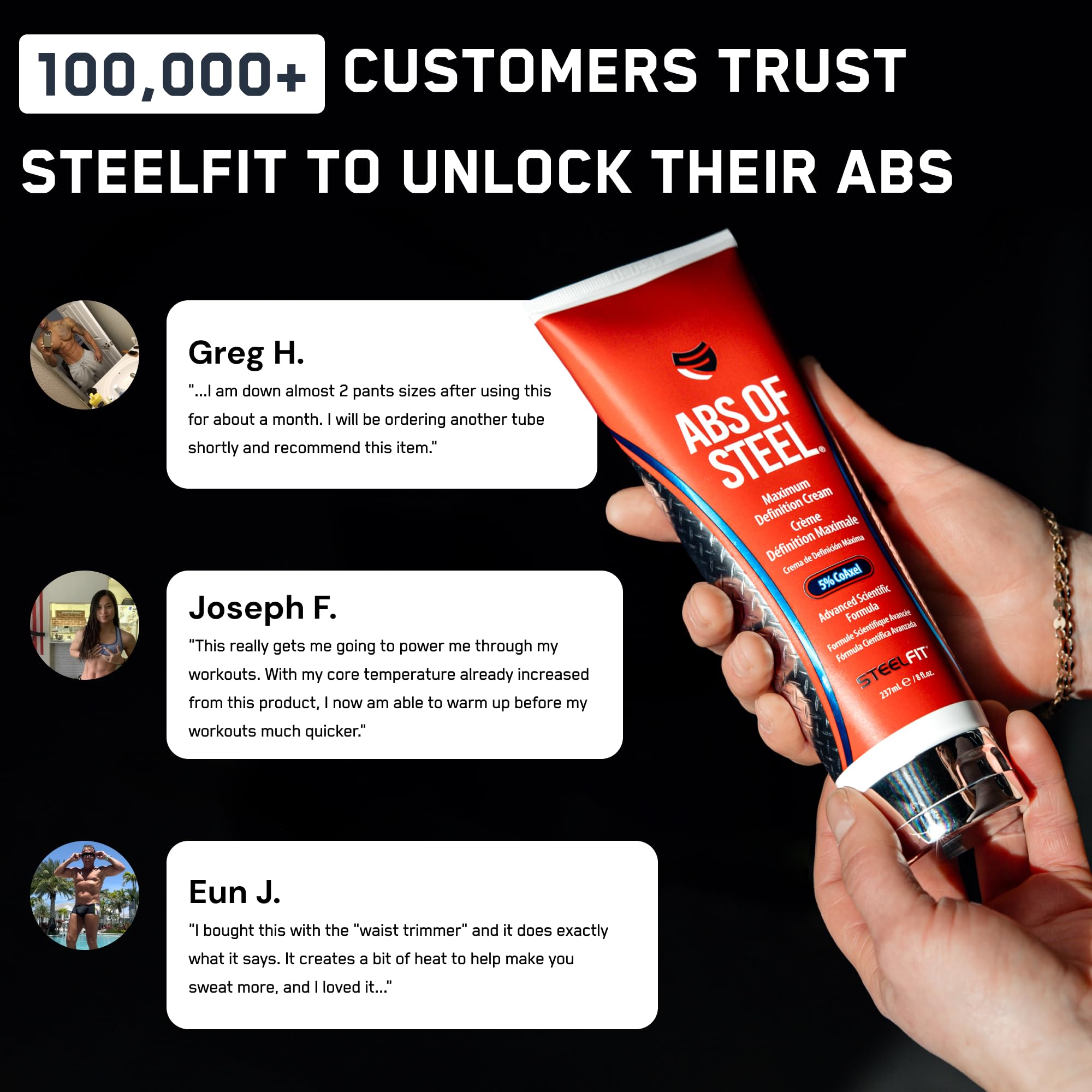 Non-greasy formula on skin for gym-friendly use with no residue.