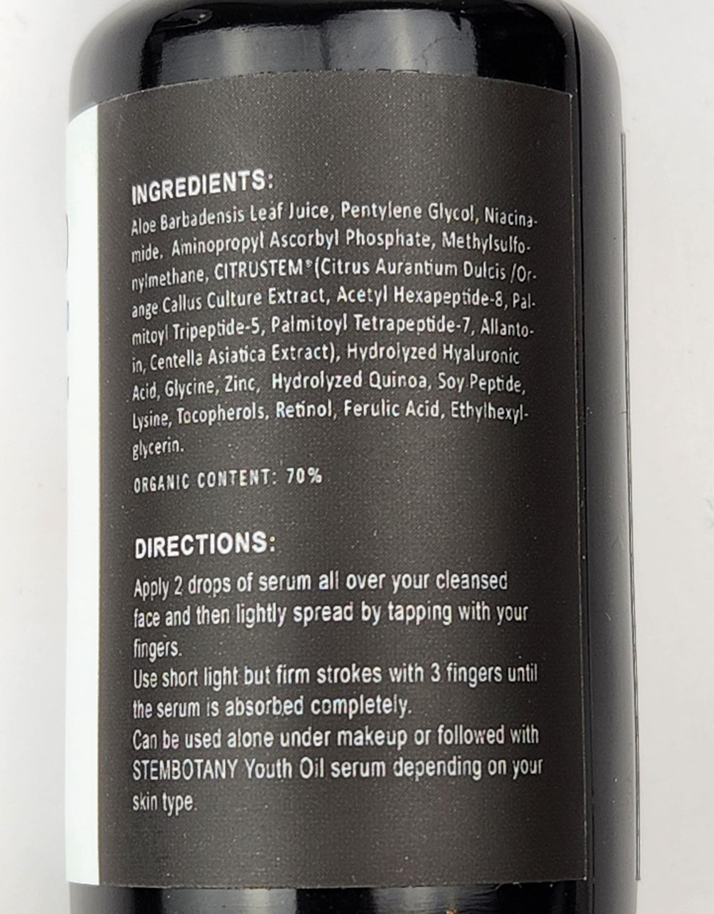 STEMBOTANY BioPureMED after-application glow on smooth skin.