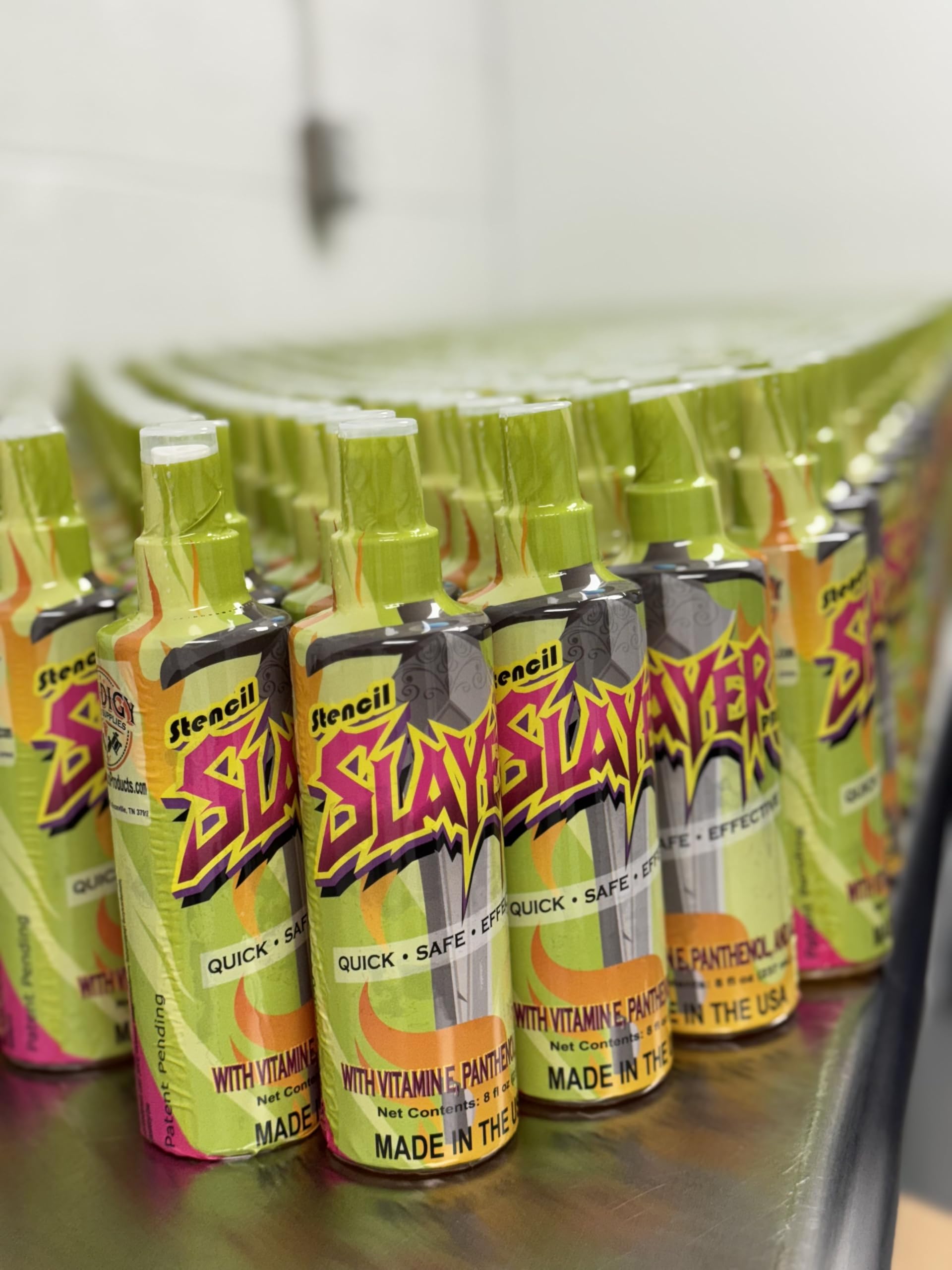 Stencil Slayer Pro made in USA from Knoxville facility ensures high standards.