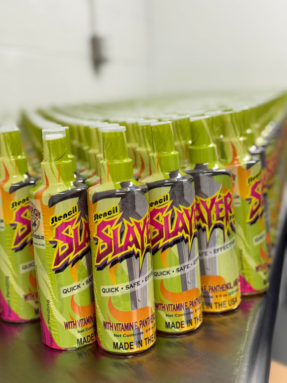 Stencil Slayer Pro made in USA from Knoxville facility ensures high standards.