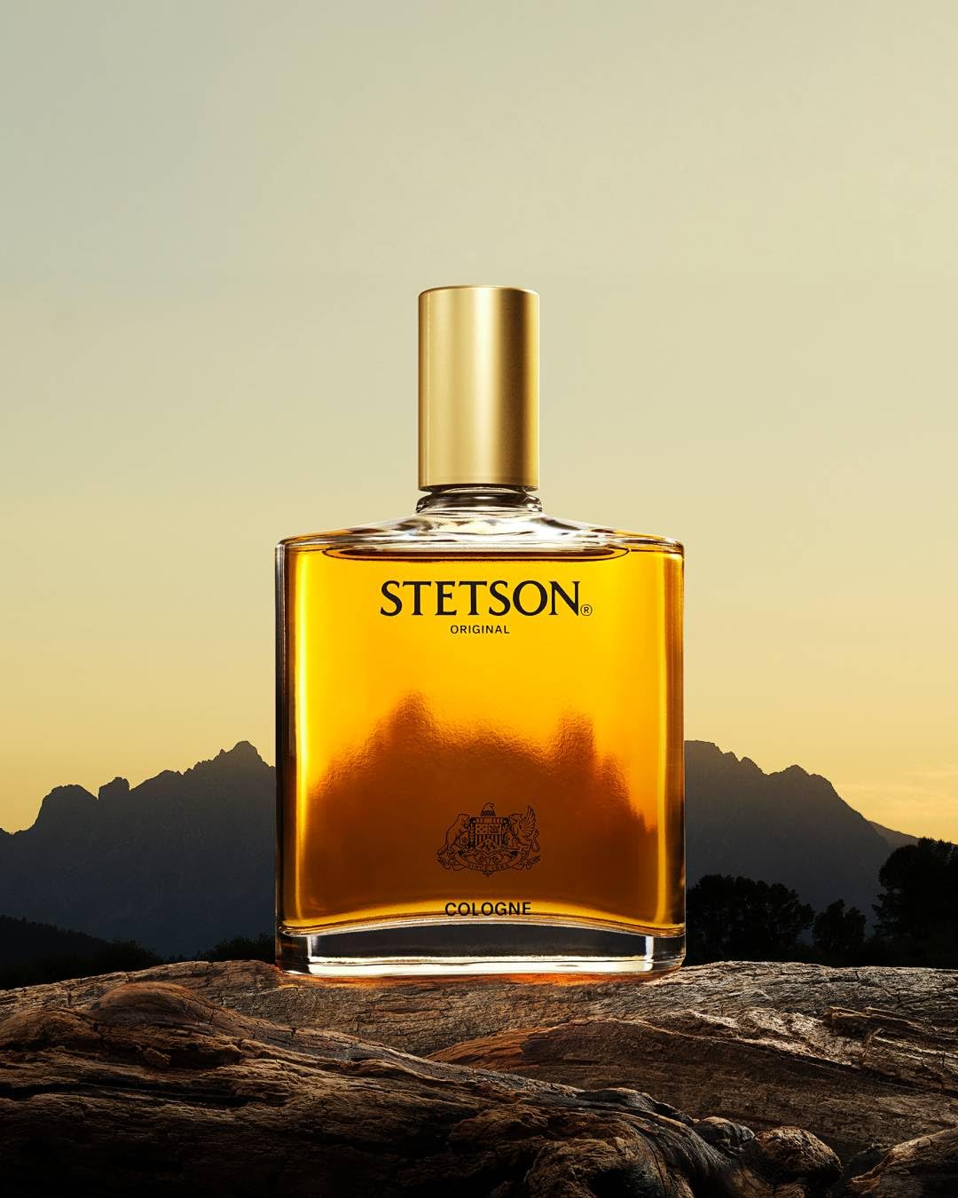 Stetson Original backpack-friendly bottle fits travel carry for on-the-go use.