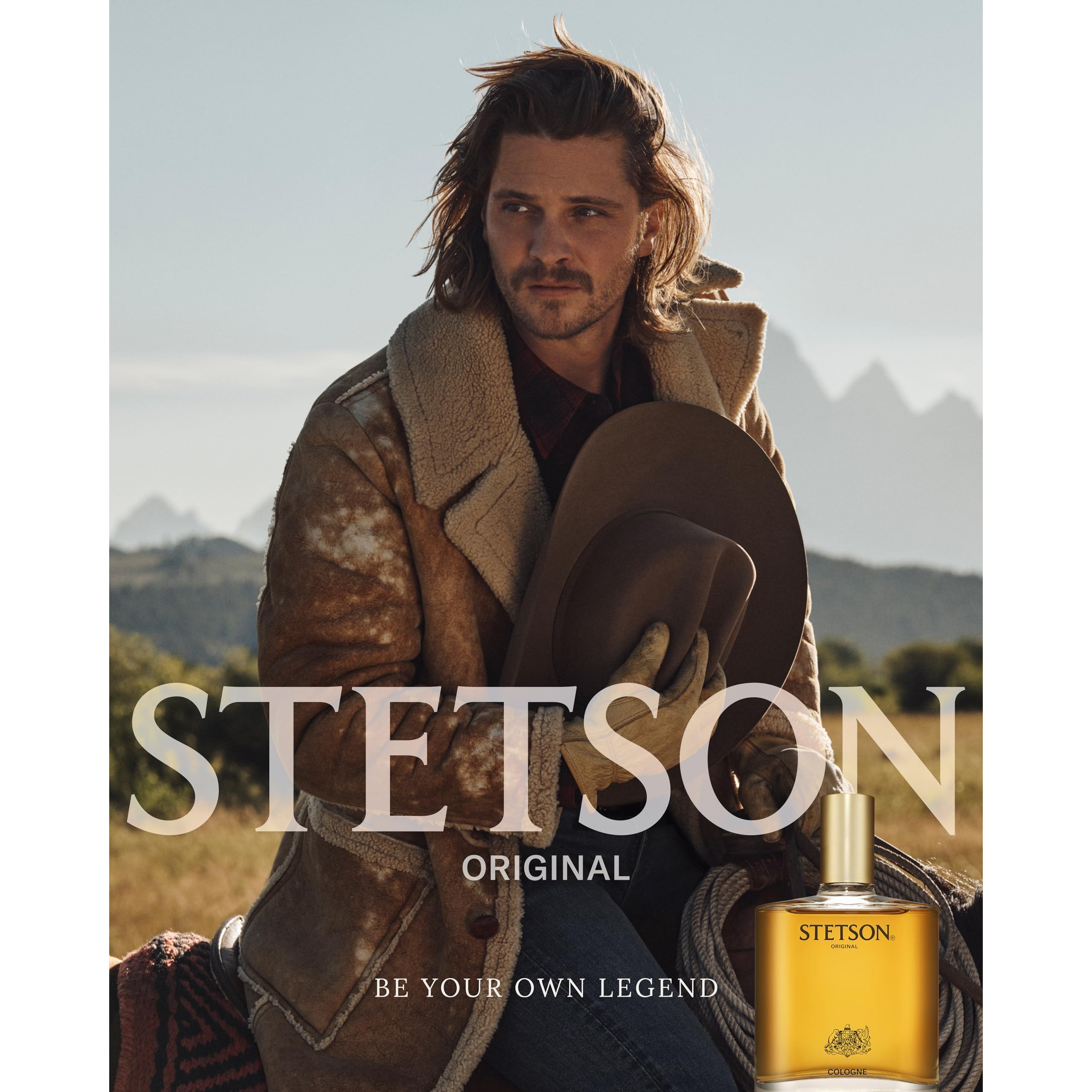 Stetson Original travel-size bottle ready for on-the-go refresh