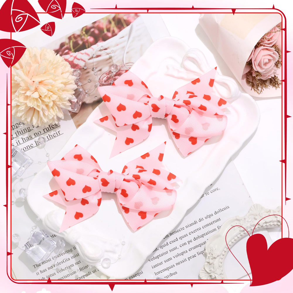 STGDAK girls and women heart bow clip for versatile styling