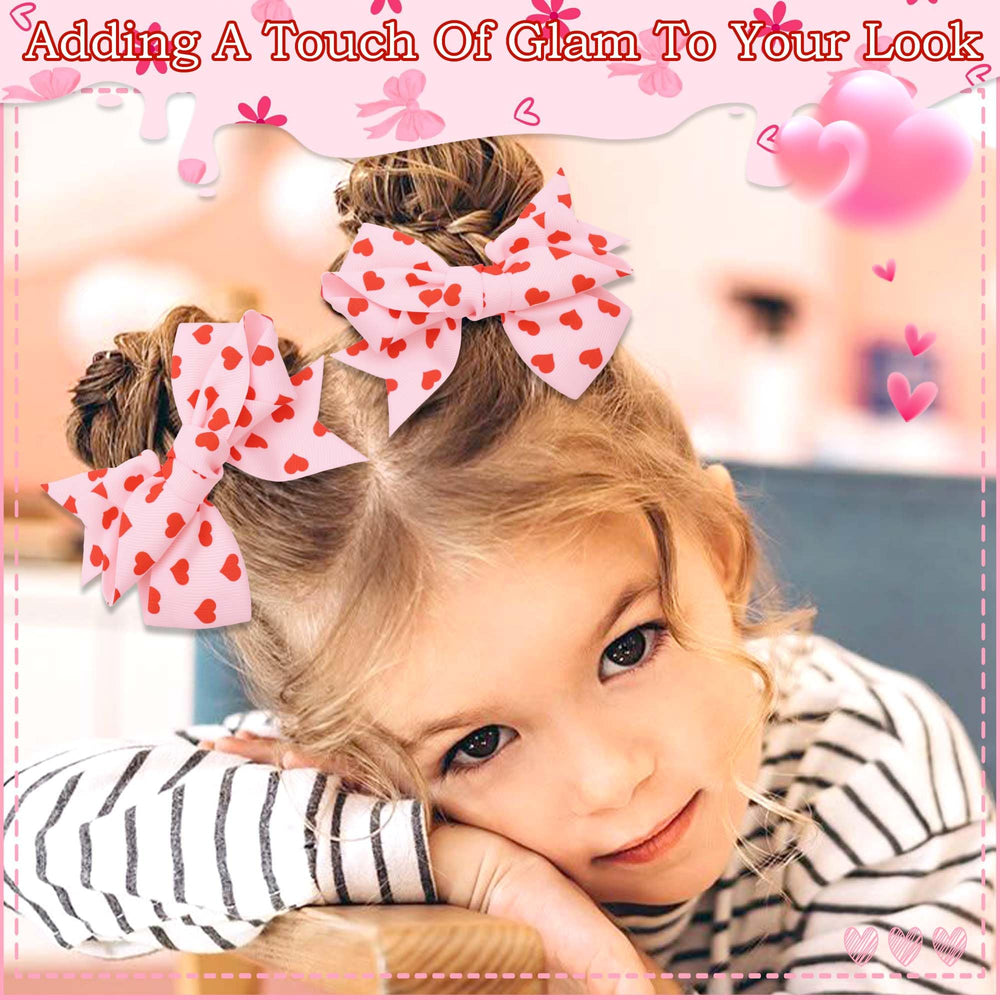 STGDAK soft grosgrain bow clip provides lightweight comfort