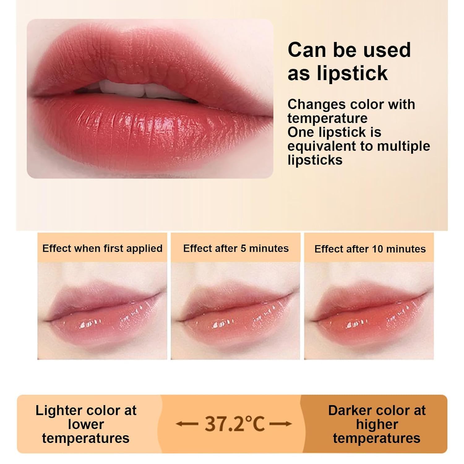 STIEKIET lip care lipstick offering moisture and subtle plumpness