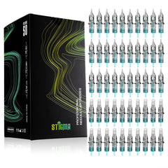 STIGMA Aquamarine Knight 1003RL round liner cartridge for precise line work.