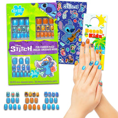 Stitch Nail Art Stickers Set with vibrant designs for DIY nails.