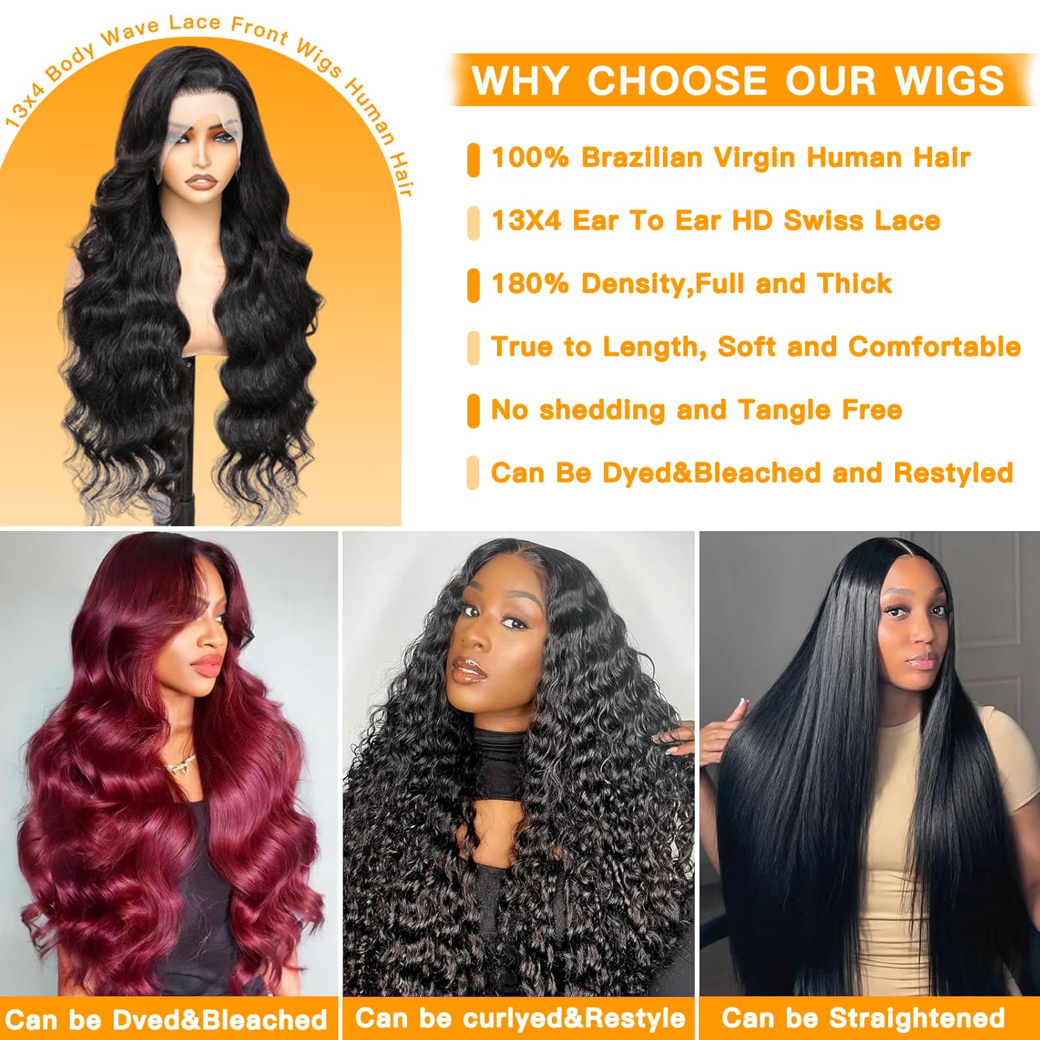STOGEDEST side or middle part options for versatile styling