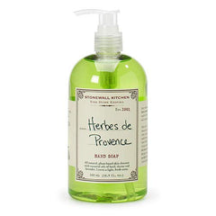 Stonewall Kitchen Herbes de Provence hand soap bottles with lavender aroma refresh hands daily
