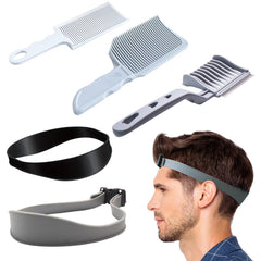 STRANDHI 5-piece fading comb set in hand for precise at-home fades.