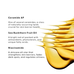 Stratia Lipid Gold in-use image shows gentle daily hydration.