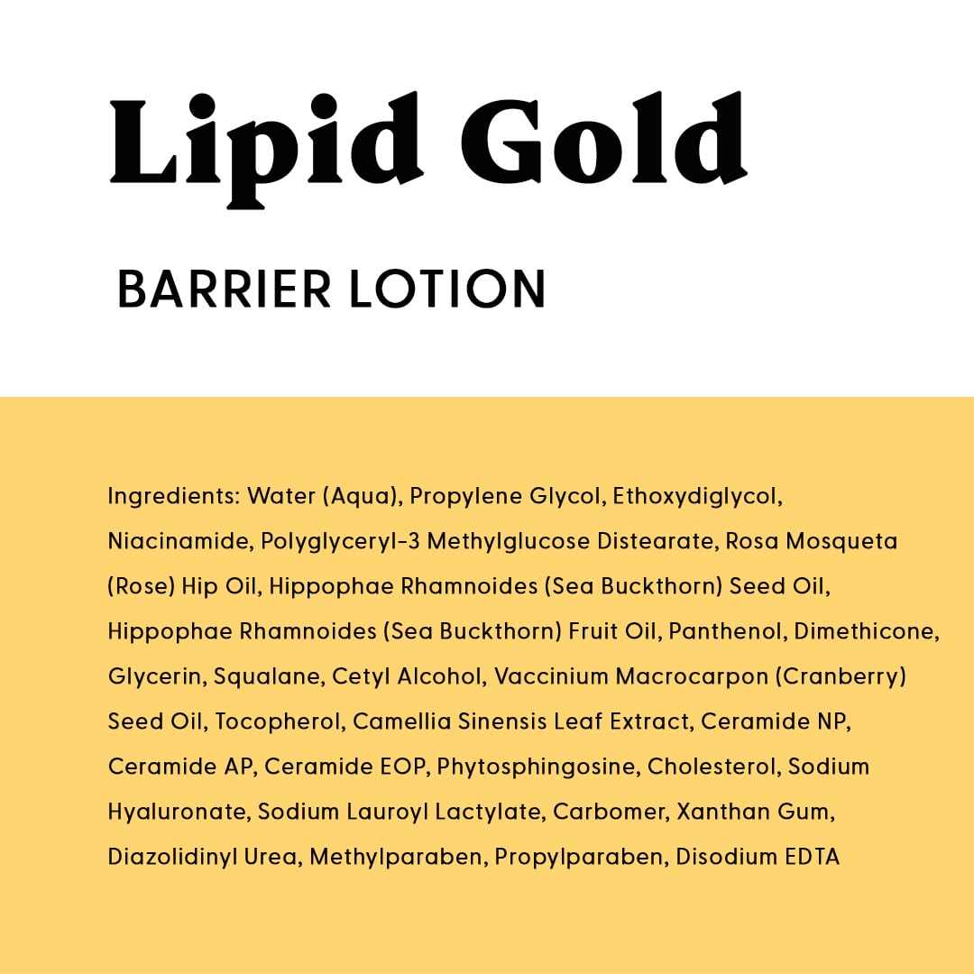 Stratia Lipid Gold featured in a skincare routine for daily moisturization.