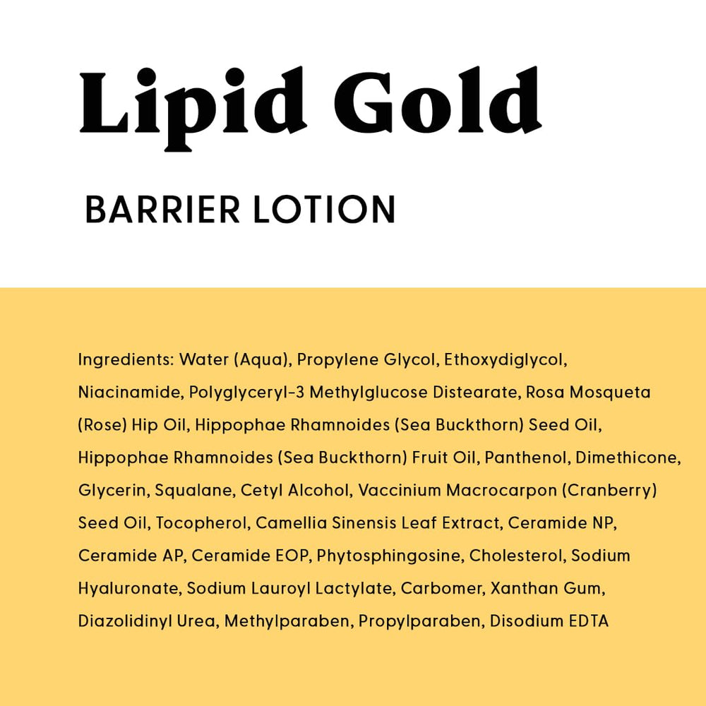 Stratia Lipid Gold featured in a skincare routine for daily moisturization.