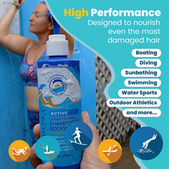 STREAM 2 SEA keratin panthenol formula supports hair strength.