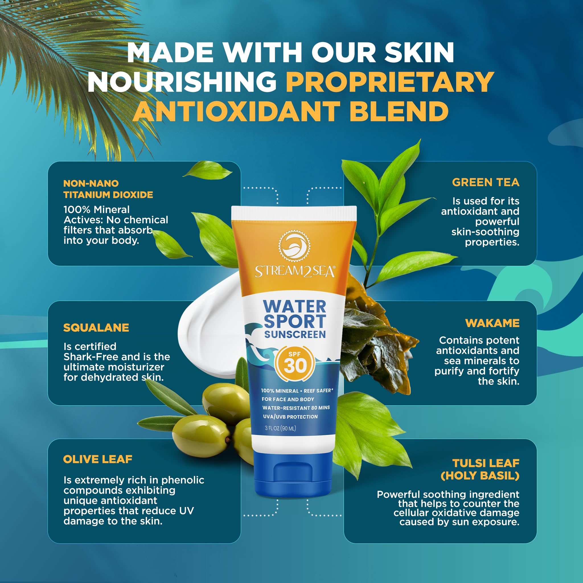 STREAM 2 SEA USA-made sunscreen in eco-friendly packaging.