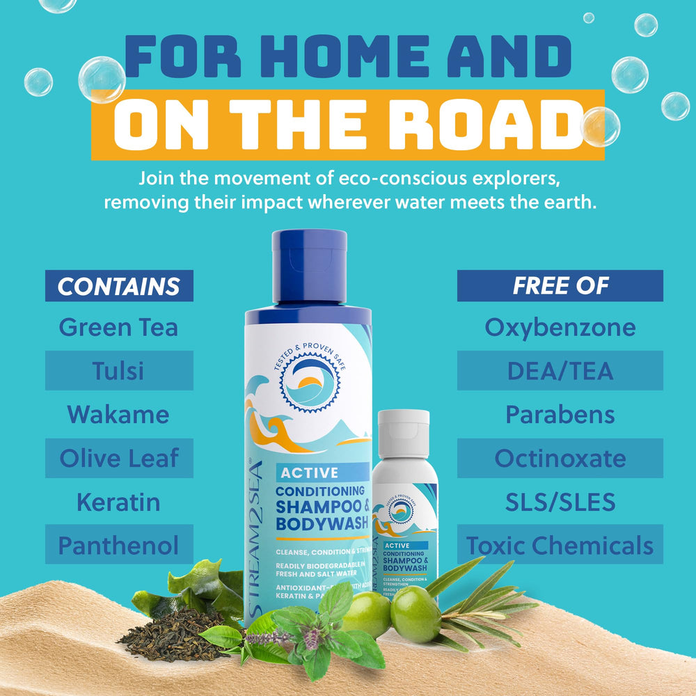 STREAM 2 SEA reef-safe icon signaling ocean-friendly choice