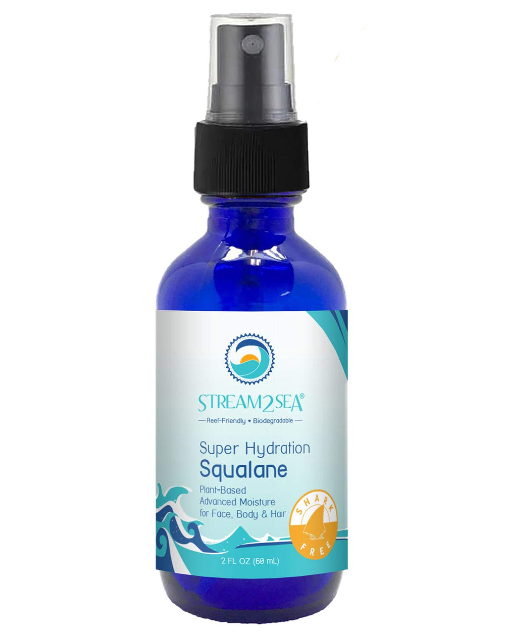 STREAM 2 SEA squalane olive-based bottle provides lightweight hydration.