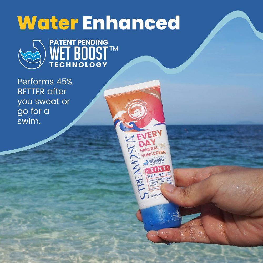 STREAM 2 SEA biodegradable tube made from sugarcane resin reduces plastic waste.