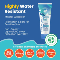 STREAM 2 SEA sunscreen after swimming shows improved water resistance.