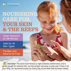 Stream2Sea Coral Care beside a coral reef, highlighting coral growth support