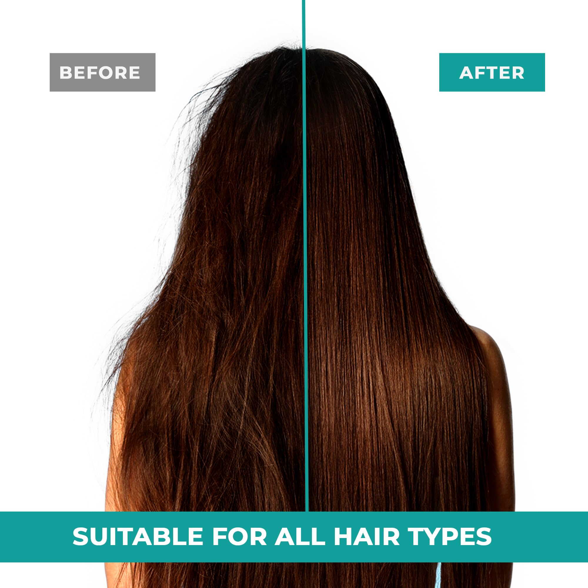 Streax Professional Vitariche Gloss works on all hair types, wet or dry for shine and softness.