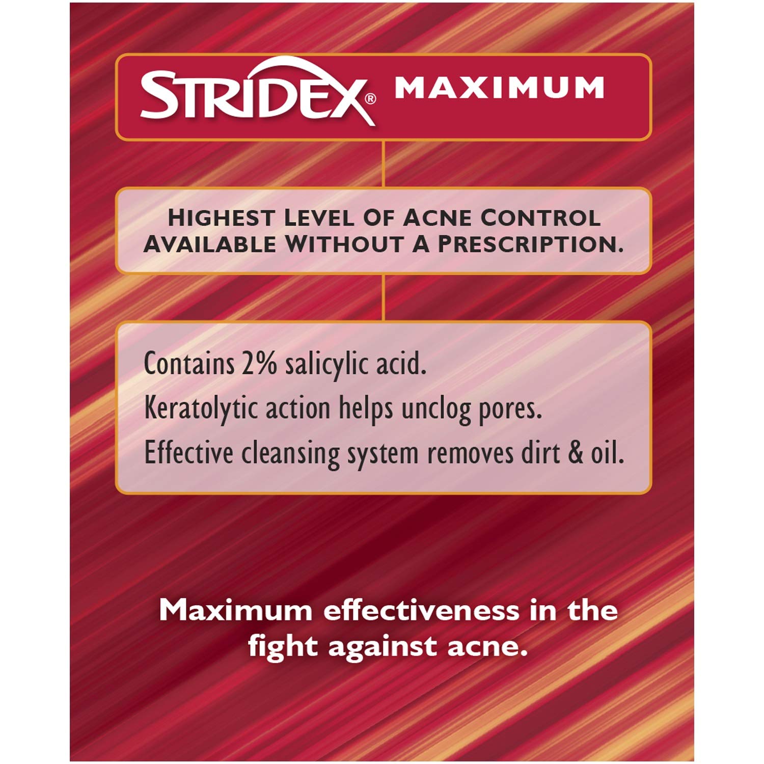 Stridex Daily Care Pads with salicylic acid targets clogged pores.