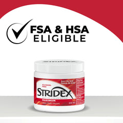 Label highlights 2% salicylic acid in Stridex Maximum.