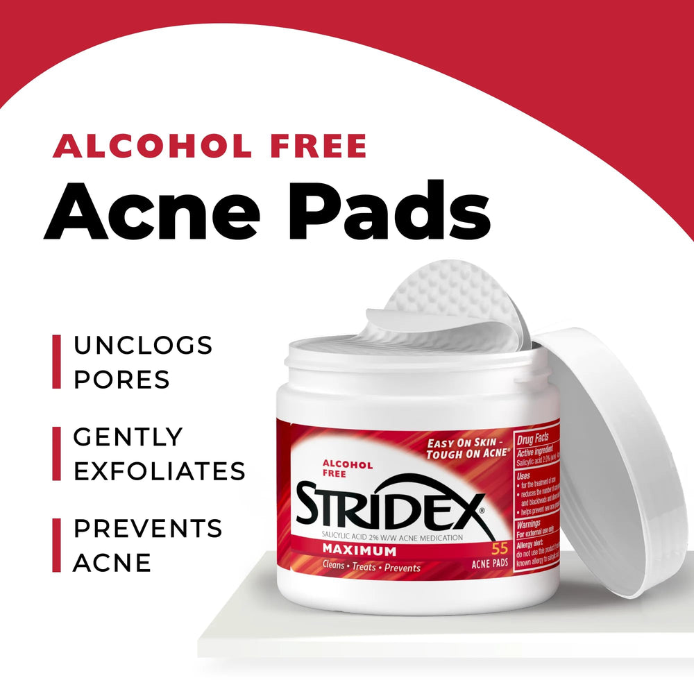 Pad removing dirt and oil from pores during use.