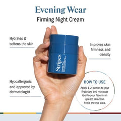 STRIPES Naomi Watts Night Cream packaging highlighting premium skincare routine.