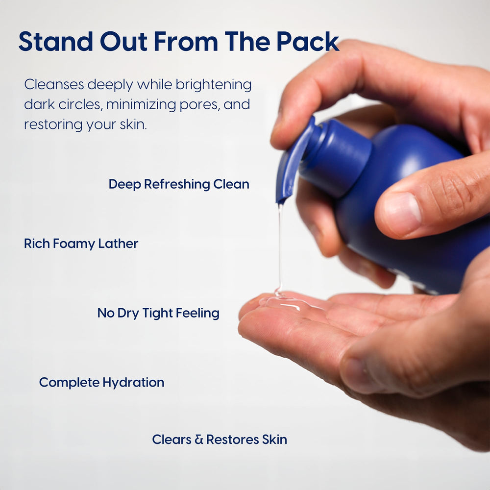 Strive formula with hyaluronic acid visibly soothes the skin.