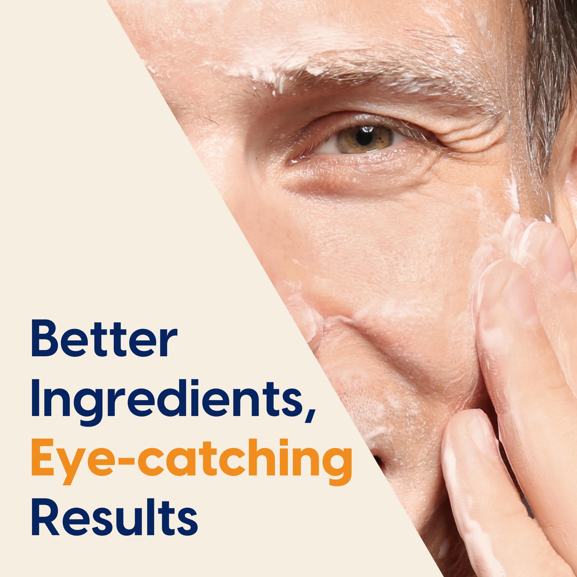 Strive oil-control formula helps maintain a matte look after washing.